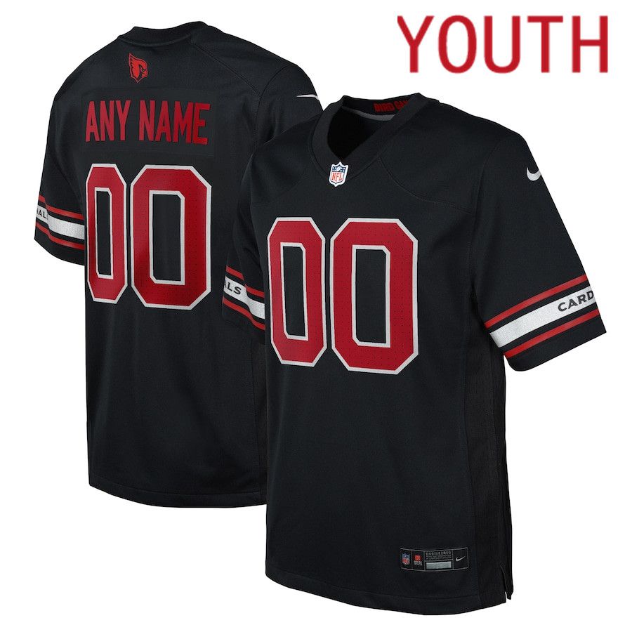 Youth Arizona Cardinals Nike Black Alternate Custom Game NFL Jersey->customized nfl jersey->Custom Jersey